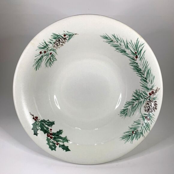 Rare Farberware 2118 White Christmas Vegetable Bowl Original Version - Picture 3 of 7
